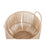 Basket set DKD Home Decor Beige Metal Cotton (35 x 35 x 36 cm)