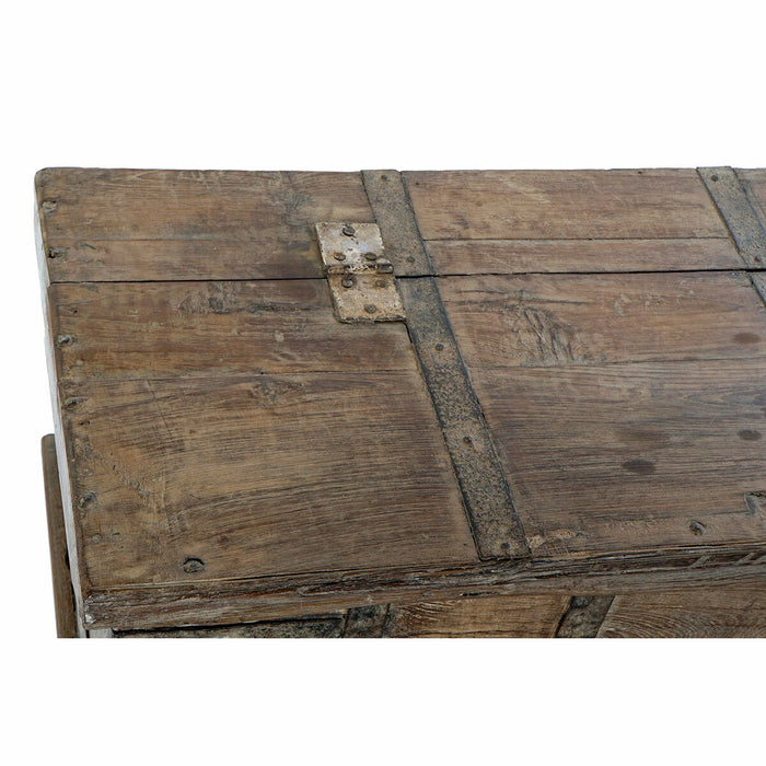 Chest DKD Home Decor Metal Mango wood (140 x 39 x 46 cm)