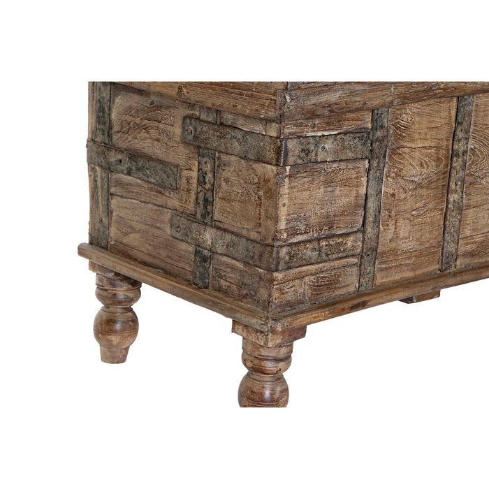 Chest DKD Home Decor Metal Mango wood (140 x 39 x 46 cm)