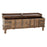 Chest DKD Home Decor Metal Mango wood (140 x 39 x 46 cm)