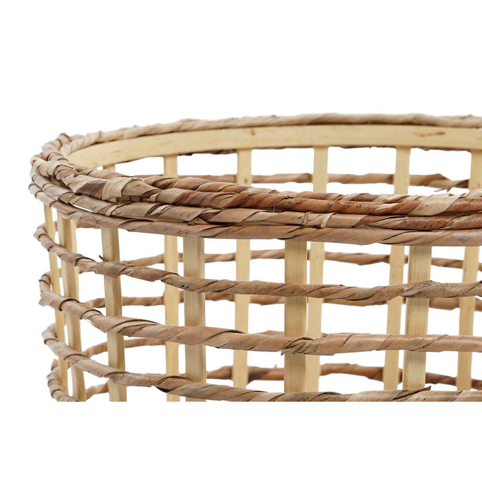 Basket set DKD Home Decor FIBRA MAIZ (3 Pieces) (Refurbished A)