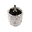 Toilet Brush DKD Home Decor Black Cement White 10 x 10 x 36 cm