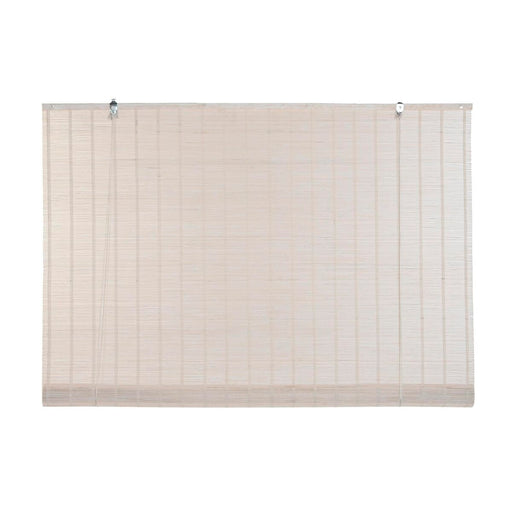 Roller blinds DKD Home Decor Varnished White Bamboo 120 x 2 x 230 cm