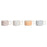 Piece Coffee Cup Set DKD Home Decor Yellow Blue White Red Metal Bamboo Dolomite 4 Pieces 260 ml