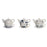 Tea Set DKD Home Decor Blue White 750 ml Dolomite (3 Units)