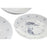 Dinnerware Set DKD Home Decor Porcelain Blue White 27 x 27 x 3 cm 18 Pieces