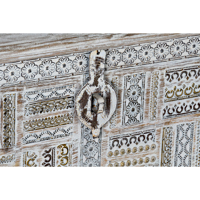 Chest DKD Home Decor Metal Mango wood (80 x 40 x 45 cm)