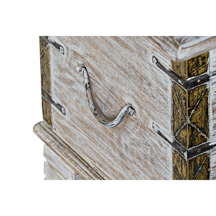 Chest DKD Home Decor Metal Mango wood (80 x 40 x 45 cm)