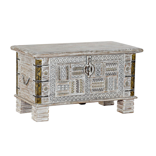 Chest DKD Home Decor Metal Mango wood (80 x 40 x 45 cm)