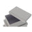 Set of Stackable Organising Boxes DKD Home Decor Grey White Squared Cardboard (43,5 x 33,5 x 15,5 cm)