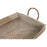 Set of trays DKD Home Decor Natural Yellow Tropical Seagrass (48 x 38 x 15 cm) (2 Units)