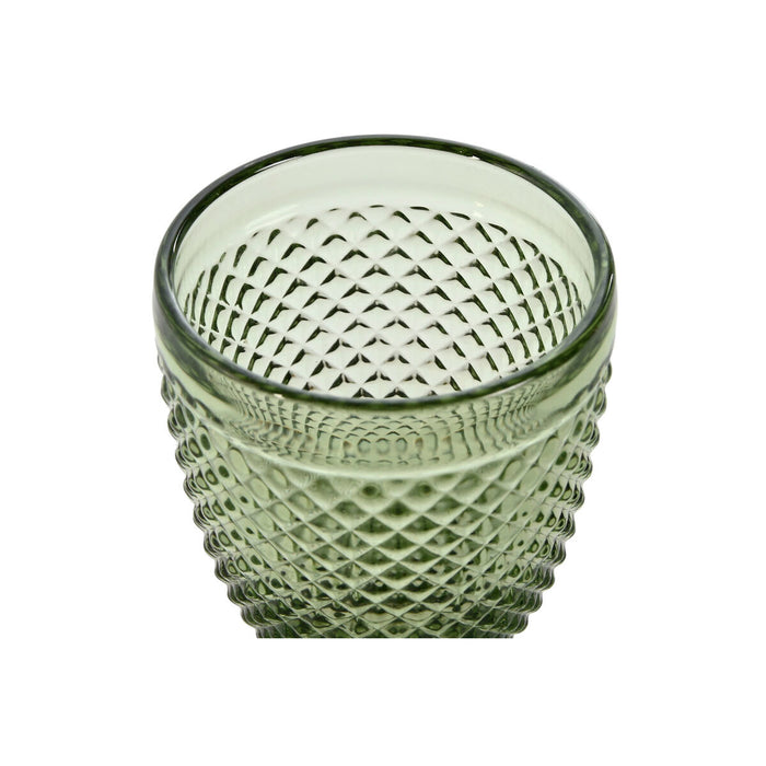 Set of cups DKD Home Decor Green Crystal 240 ml