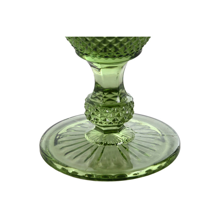 Set of cups DKD Home Decor Green Crystal 240 ml