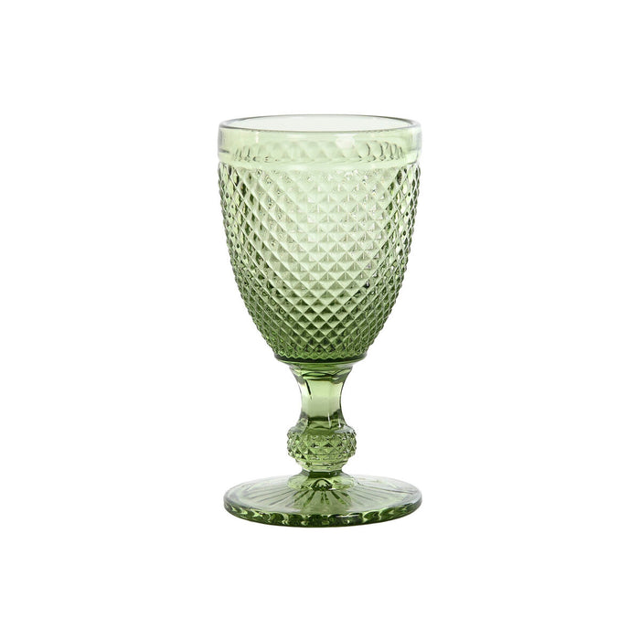 Set of cups DKD Home Decor Green Crystal 240 ml