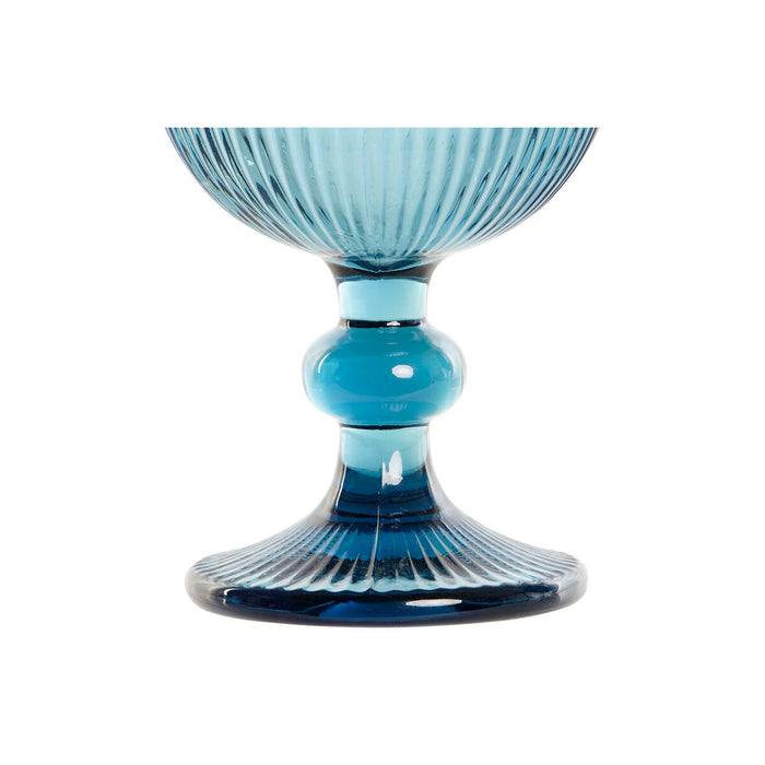 Set of cups DKD Home Decor Blue Crystal 240 ml