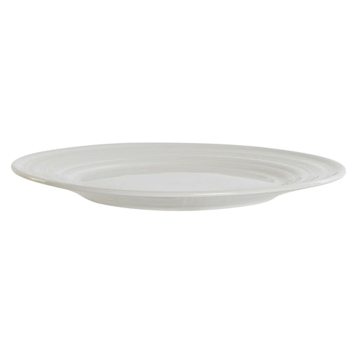 Flat Plate DKD Home Decor White Porcelain 27 x 27 x 2 cm