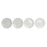Flat Plate DKD Home Decor White Porcelain 27 x 27 x 2 cm