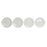 Flat Plate DKD Home Decor White Porcelain 19 x 19 x 2 cm