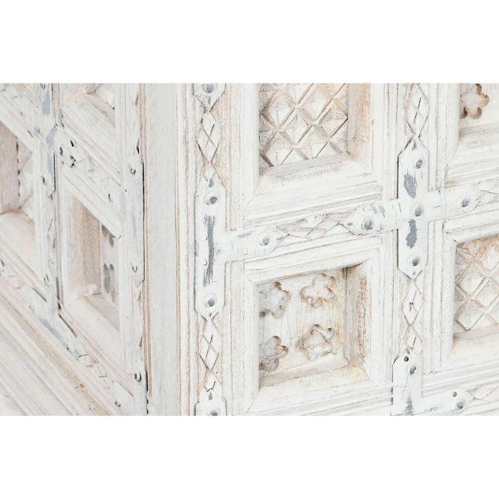 Chest Home ESPRIT White Mango wood 110 x 40 x 48 cm