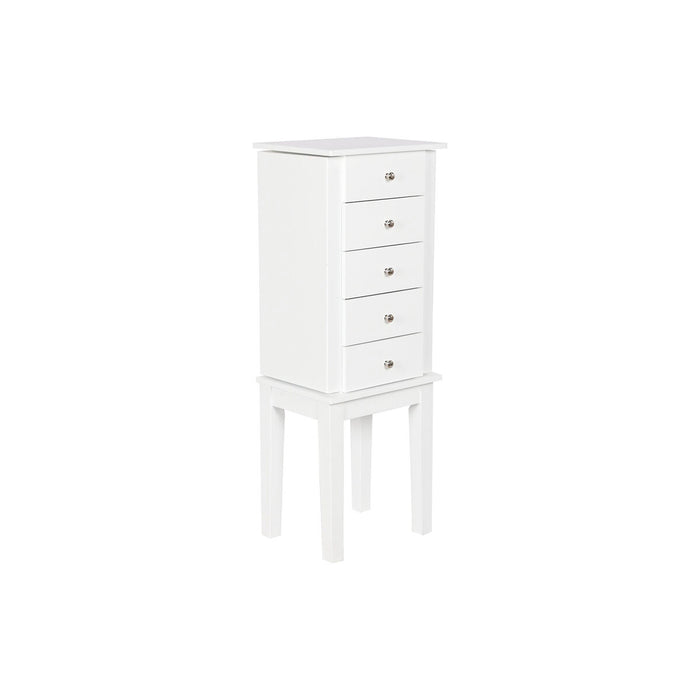 Jewellery Stand Home ESPRIT White Mirror MDF Wood 34 x 26,5 x 92 cm