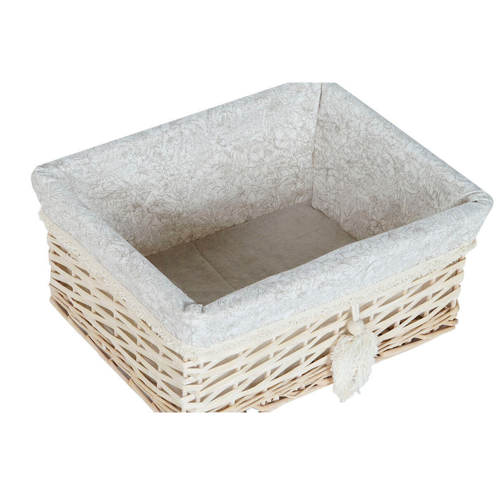 Set of Baskets Home ESPRIT Cream Natural 47 x 35 x 55 cm