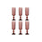 Set of cups Home ESPRIT Pink Crystal 150 ml (6 Units)