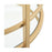 Kitchen Trolley 43 x 43 x 70 cm Mirror Golden Metal