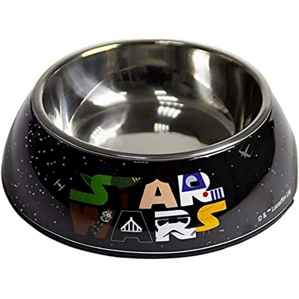 Dog Feeder Star Wars 760 ml Melamin Metal Multicolour