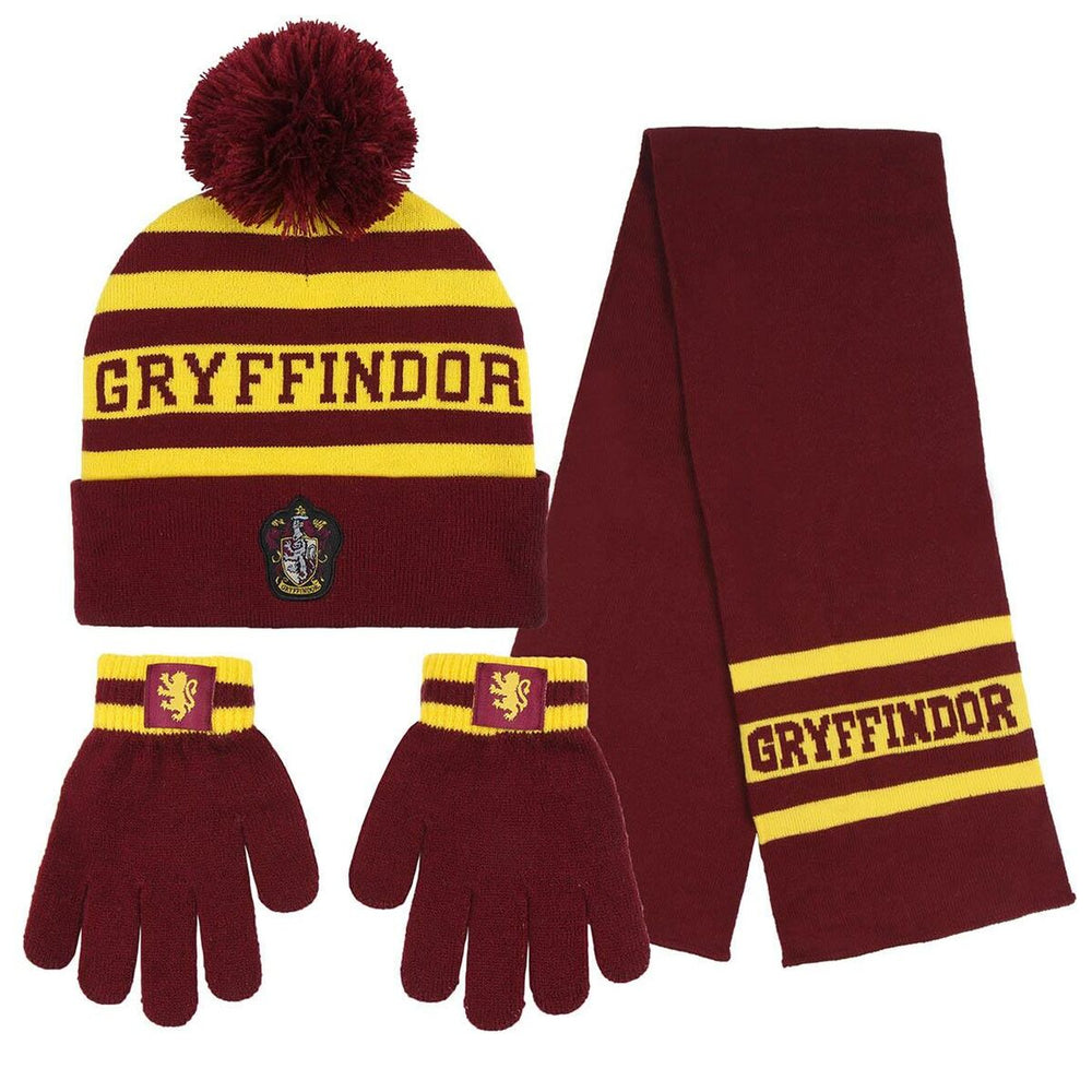 Hat, Scarf and Gloves Harry Potter Red