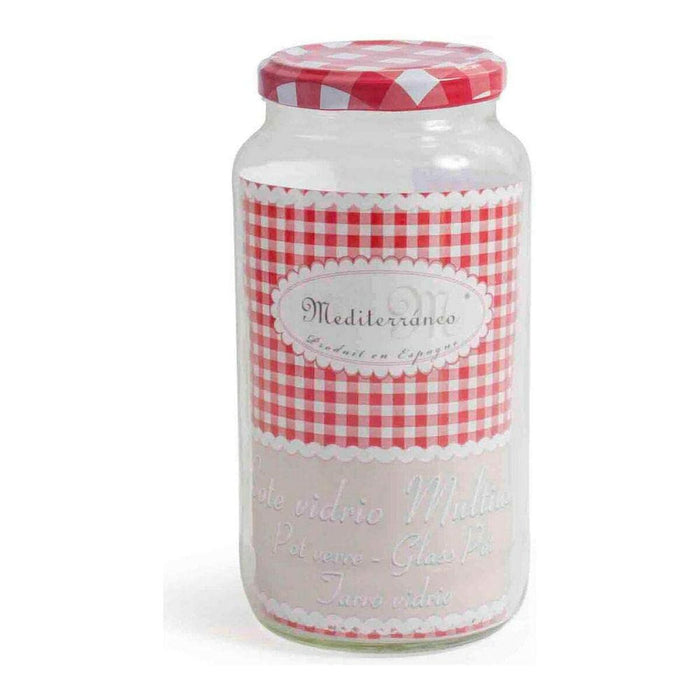 Glass Jar Mediterraneo Multi-use 1 L (ø 9,3 x 17,8 cm)