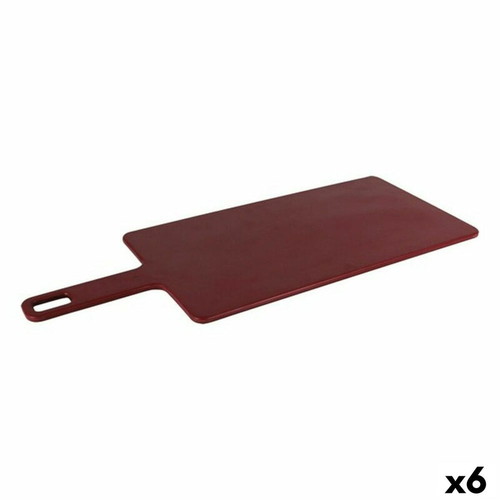 Tray Inde PORT Porcelain Red 48 x 19 x 0,5 cm (6 Units) (48 x 19 x 0,5 cm)