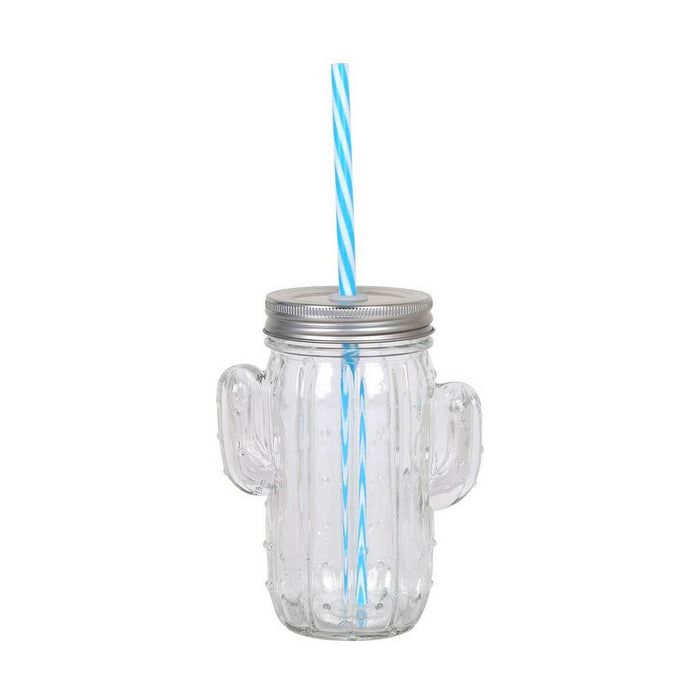 Cup with Straw Inde Cactus