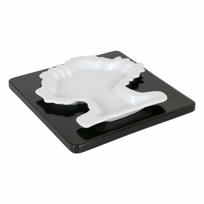 Snack tray Viejo Valle Set 2 Pieces Porcelain Tree 16,8 x 16,8 x 1,1 cm (12 Units)