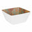 Salad Bowl Viejo Valle Goji Melamin White 19 x 19 x 9 cm (6 Units)