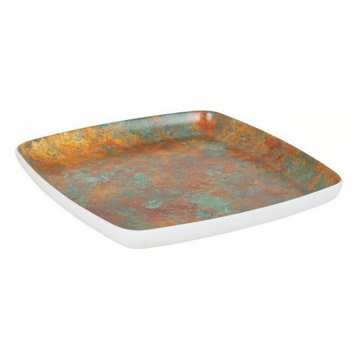 Plate Viejo Valle Goji Melamin White Squared 21,5 x 21,5 x 2,2 cm (6 Units)