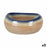 Dessert Dish Inde STONEWARE CARIBIAN 19 x 23 x 11 cm 23 x 19 x 10 cm (3 Units)