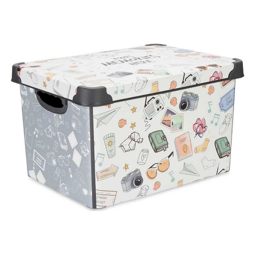 Storage Box Memories With handles 17 L 27,5 x 22 x 36,5 cm