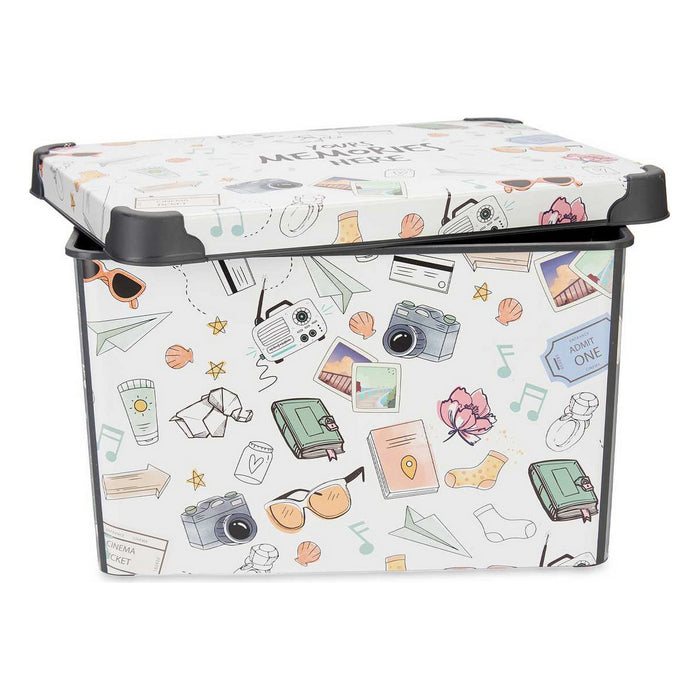 Storage Box Memories With handles 17 L 27,5 x 22 x 36,5 cm