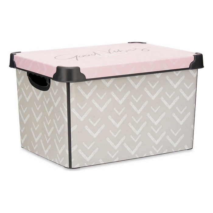 Storage Box Vibes 22 L With handles Plastic (30 x 23,5 x 40 cm)