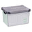 Storage Box with Lid Home Grey Plastic (29 x 23,5 x 39 cm)