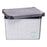 Storage Box with Lid Home Grey Plastic (29 x 23,5 x 39 cm)