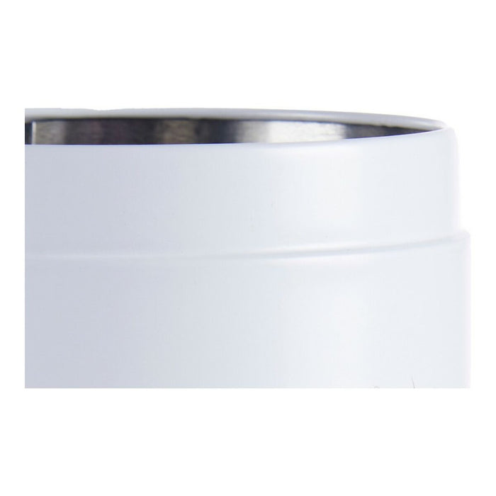 Tin Coffee 10,4 x 18,2 x 10,4 cm White Tin