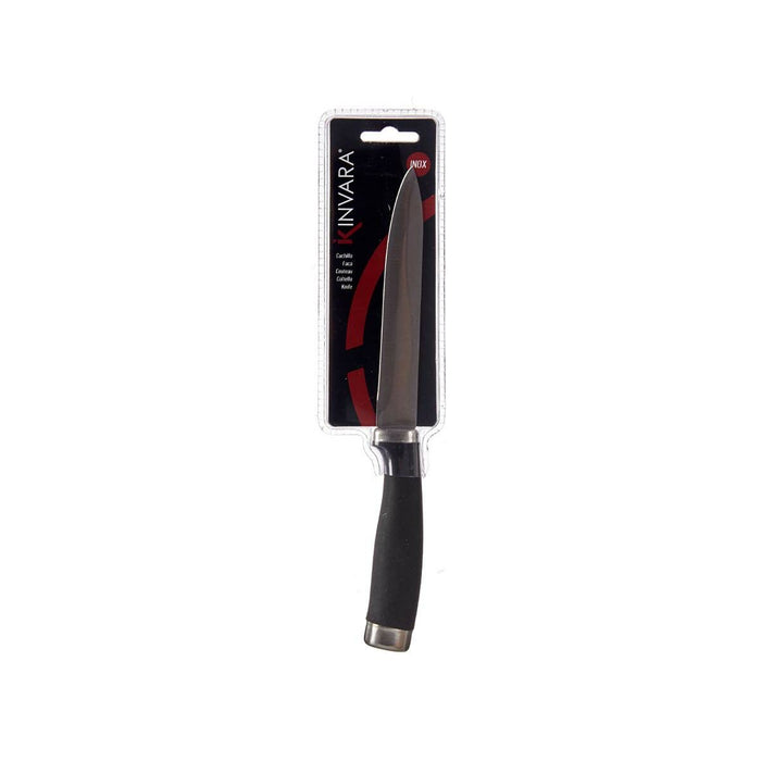 Kitchen Knife Silver Black Stainless steel Plastic 1,5 x 23,5 x 2,5 cm