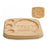 Snack tray Wood Sauces (19 x 2 x 22 cm)