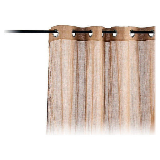 Curtains Beige Polyester Linen (260 x 140 cm)