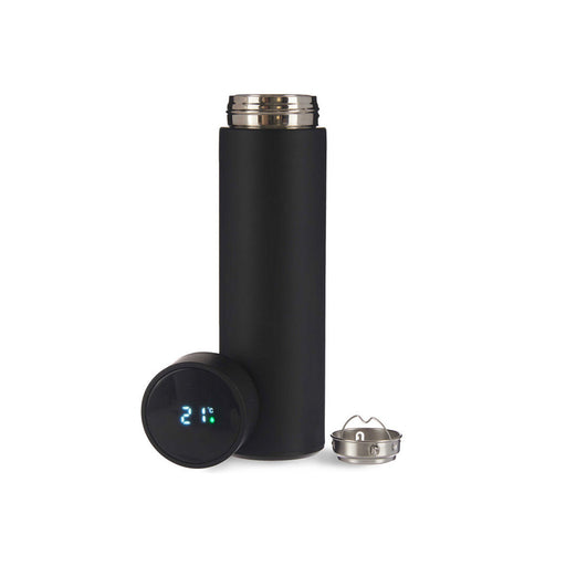 Thermos LED Screen White Black Grey Silicone Stainless steel Plastic 400 ml