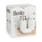 Bath Set 3 Pieces White Plastic