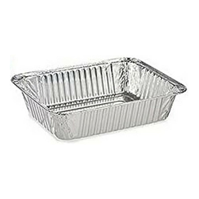 Set of trays Aluminium Silver (15,6 x 5 x 22 cm)