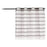 Curtain Net curtain Stripes Grey Polyester (140 x 260 cm)