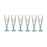 Champagne glass Exotic Crystal Blue 170 ml